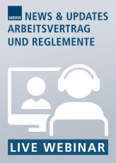 Live-Webinar Arbeitsvertrag  und Reglemente