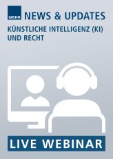 Live-Webinar Künstliche Intelligenz (KI) und Recht