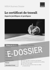E-Dossier Le certificat de travail