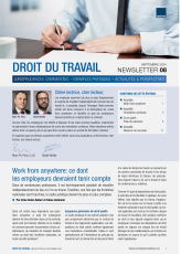 Newsletter Droit du travail