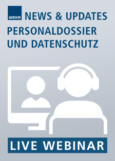 Live-Webinar Personaldossier und Datenschutz 